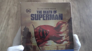 The Death Of Superman Blu-ray Steelbook Edition unboxing