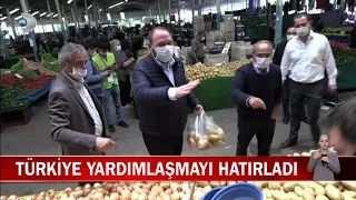 Kanal D'de yayınlanan ''Çiğli'de semt pazarlarında imece panosu'' haberi