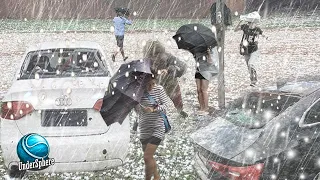 5 Incredible Hail Storms Caught On Camera - Natural Disasters Caught On Camera Around The World.