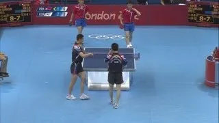 Table Tennis Men's Team 1st Round - PRK v KOR - Match 3 Full Replay - London 2012 Olympic Games