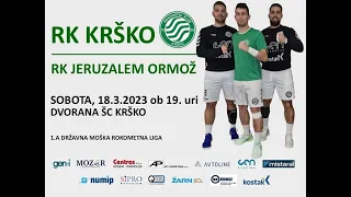 18. KROG - 1.A DRL - MOŠKI (2022/23): RK KRŠKO : RK JERUZALEM ORMOŽ [PRENOS]