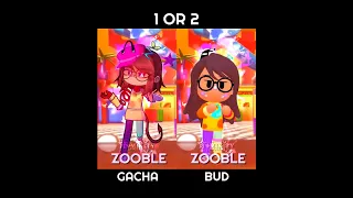 ❤️‍🔥PART 2 / 1 or 2 / GACHA AND BUD / Tomi as digital circus characters 🎪🔥 / #gachalife2 #budsocials