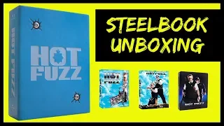 EverythingBlu Exclusive Hot Fuzz Unboxing - Steelbook - Hartbox - One Click - Fullslip - Lenticular