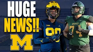 Michigan Lands HUGE Commitment + More to Come, Transfer Portal Rumors, Recruiting Visits, and More!!