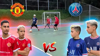 PSG x MANCHESTER UNITED UEFA CHAMPIONS LEAGUE 5 x 5 MATCH ‹ Rikinho ›