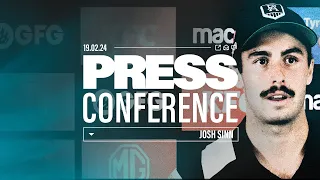 Josh Sinn Press Conference - 19 February