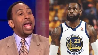 Stephen A. Smith Sends a warning message to LeBron James about to joining Warriors