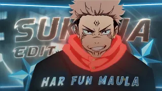 Jujutsu Kaisen "Sukuna" - Har Funn Maula - { +Free Project File } - [Edit/AMV] 4K!