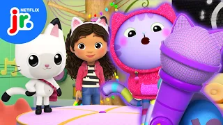 Sing with DJ Catnip! 🎤 Gabby's Dollhouse | Netflix Jr