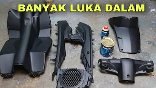 SEMUA NYA ASLI, MAMPU KAH ?? KITA BIKIN BARU LAGI !! REPAINT FULL BODY KASAR VARIO