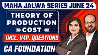 Theory of Production and Cost Revision with Imp. Questions | CA Foundation Eco June 24 | ICAI