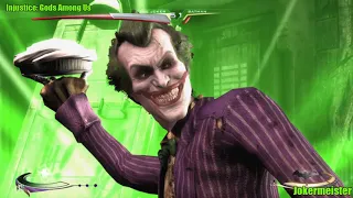 Injustice: Gods Among Us - Joker vs Batman (Arkham Asylum with stage transition)