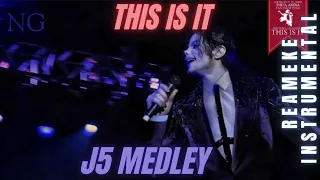 (08) Michael Jackson - This Is It Rehearsal J5 Medley Recreation Instrumental