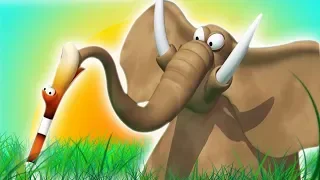Газун мультик на русском - Неудачное приземление Приключения слона и его друзей Мультики для детей