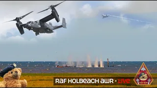 LIVE COMBAT TRAINING TYPHOON, F-35 & CHINOOK • RAF HOLBEACH AWR LIVE FIRING & STRAFING • 13.03.24