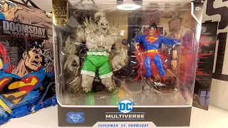 Superman Vs Doomsday - McFarlane Toys - Gold Label - DC Multiverse 2-pack Unboxing