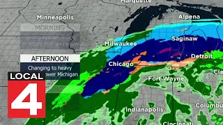 Tracking tricky system approaching Metro Detroit before week's end: Here's the latest