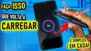 Celular PAROU de CARREGAR do NADA? Faça isso que volta a carregar! (Samsung, Motorola, Xiaomi)