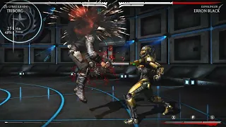 MKX - Cyrax 3 njp combos 49% and 50%