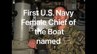 First female Chief of the Boat