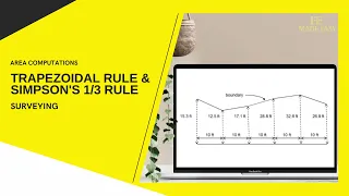 FE Review - Surveying - Area Computations Using Trapezoidal Rule and Simpson's