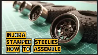 Scx24 Injora Stamped Steelies, How to assemble