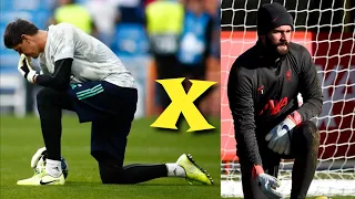 Alisson vs Courtois - É Simplesmente Inacreditável a DIFERENÇA dos Treinos - Champions leagua Final