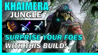 CRIT KHAIMERA but it is a HYBRID BRUISER BUILD! - Predecessor Jungle Commentary Gameplay