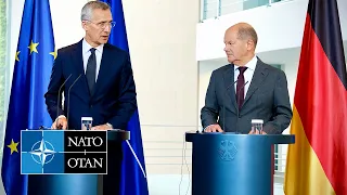 NATO Secretary General with the Chancellor of Germany 🇩🇪 Olaf Scholz, 19 JUN 2023