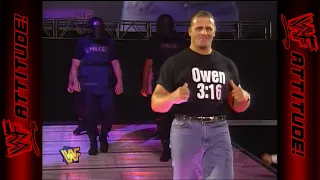 Stone Cold Policeman stuns Owen Hart | WWF RAW (1997)