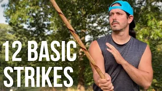 12 Basic Kali Strikes - Filipino Martial Arts | Escrima Stick Fighting