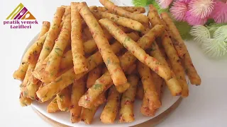 Crispy potato sticks. Once you have 3 potatoes, prepare this potato dish. ASMR