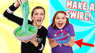 TURN THIS SLIME INTO A 3 COLOR SLIME SWIRL!! | JKREW