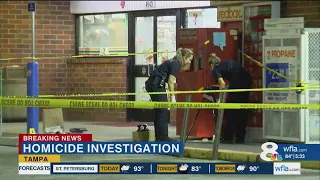 Police investigate homicide outside 7-Eleven in Tampa