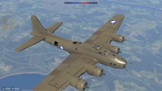 War Thunder SIM - B-17 E/L How to Properly Fly a Bomber and Trim Tutorial
