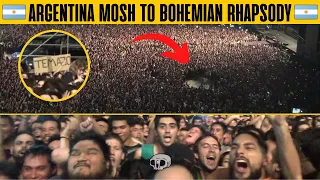 ARGENTINA'S INSANE CROWD MOSH TO BOHEMIAN RHAPSODY | Green Day Argentina 2017