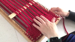 How to Weave a Scarf on the CraftSanity Kindred Scarf Loom