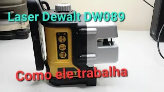 Laser Dewalt DW089 - Veja o Funcionamento- Tutorial