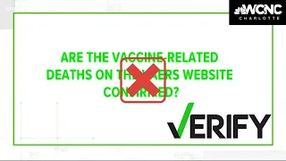 VERIFY: Post-vaccine deaths on VAERS site are not confirmed