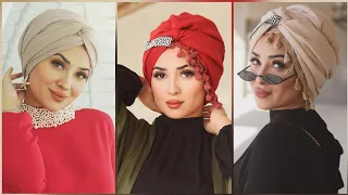 لفات حجاب توربان للمدرسة و الجامعة سهلة وانيقة  الجزء1 Hijab Tutorial Dolma Şal Bağlama Modelleri