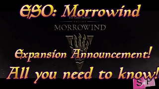 ESO Morrowind Announcement Hype!  All you need to know!