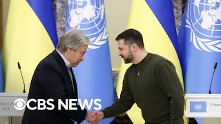 UN chief visits Ukraine to bolster grain deal extension