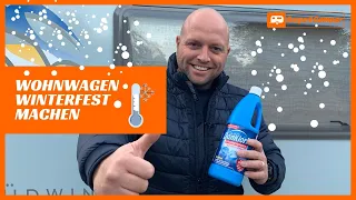 Wohnwagen einfach winterfest machen - inkl. Wassertank, Wasserleitungen reinigen mit Klorix| [DIY]