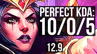 LEBLANC vs ZOE (MID) | 10/0/5, Legendary, 400+ games | KR Master | 12.9