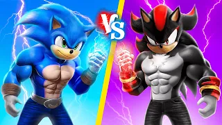 Sonic vs Shadow! Sonic și Prietenii Salvează Lumea! Sonic în Viața Reală!