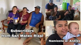 Unexpected visitors | Subscribers from San Mateo + Namiyesta kami sa Gumian (late upload)vlog763