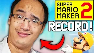 MON RECORD DE NIVEAUX TERMINÉS EN UNE VIDÉO SUR SUPER MARIO MAKER 2 !