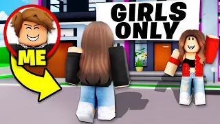 I Went UNDERCOVER as a GIRL for 24 HOURS.. (Brookhaven RP)