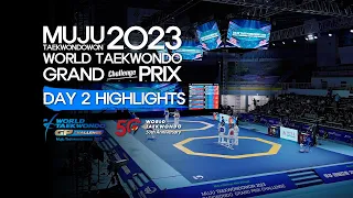 Day 2 Highlights | Muju Taekwondowon 2023 World Taekwondo Grand Prix Challenge