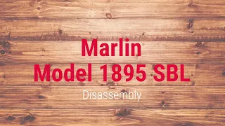 Marlin Model 1895 SBL Disassembly Tech Tip